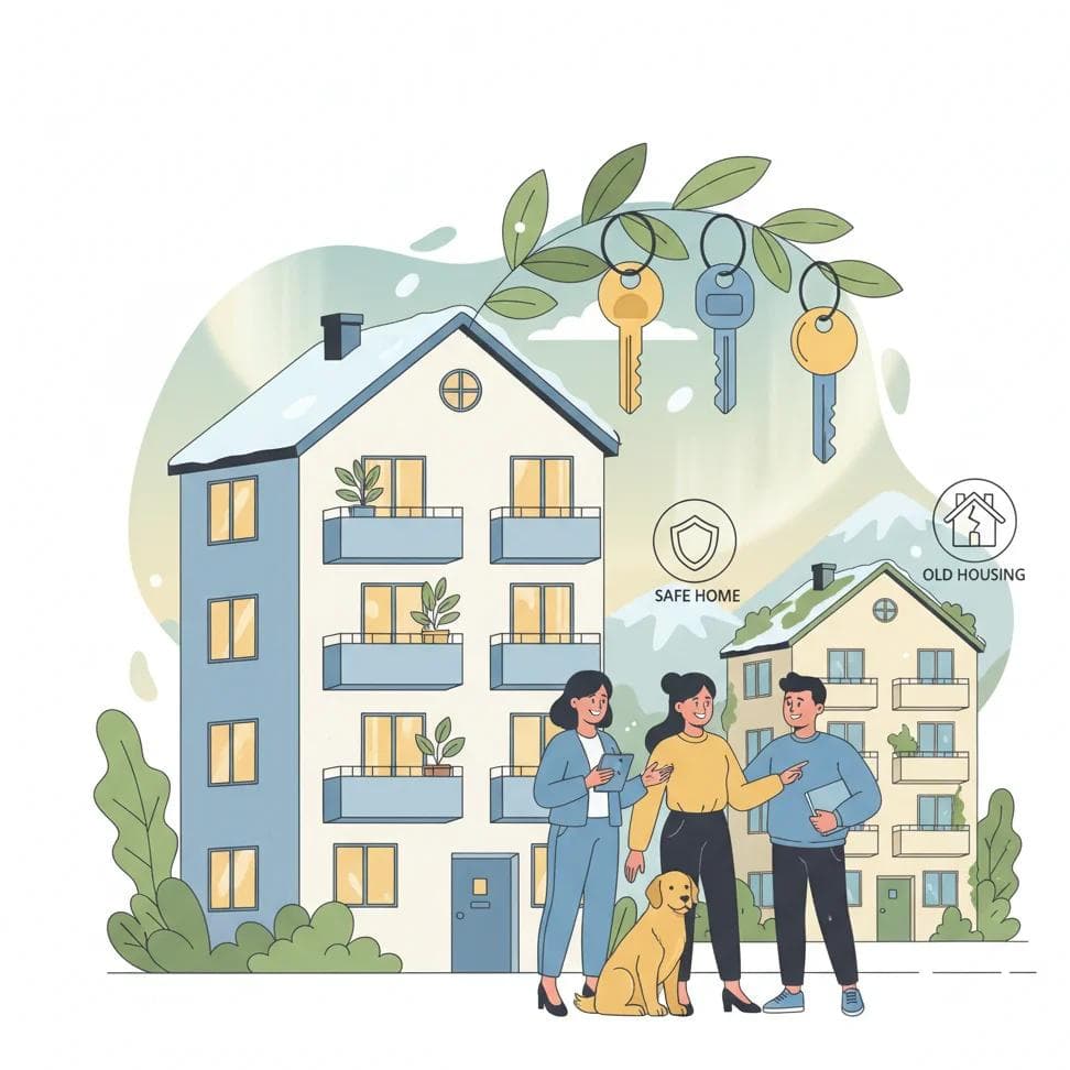 Hyra lägenhet i Luleå 2026: Undvik förfallna bostäder och hitta trygga hem